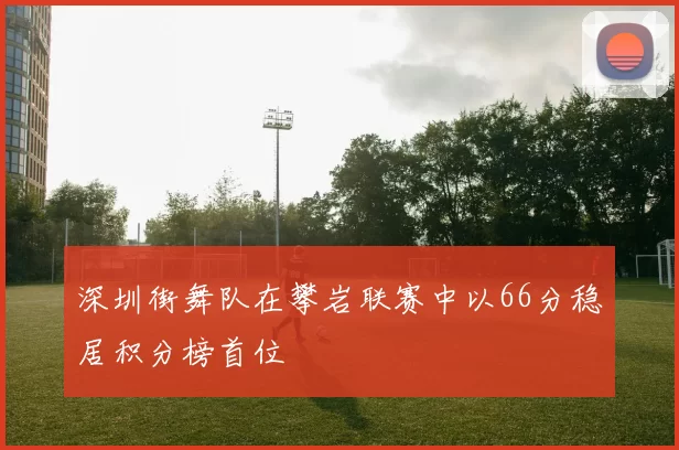 深圳街舞队在攀岩联赛中以66分稳居积分榜首位