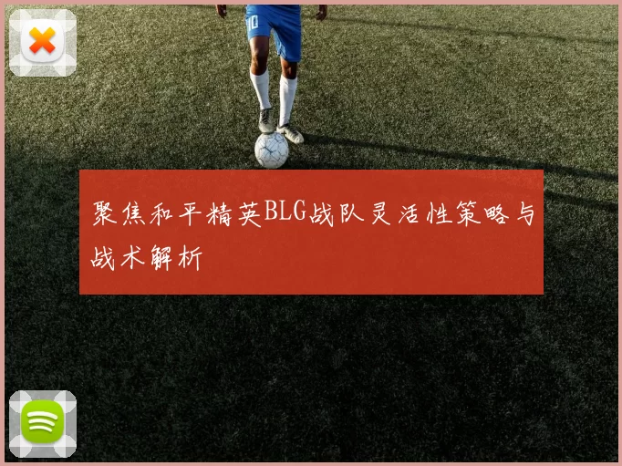 聚焦和平精英BLG战队灵活性策略与战术解析