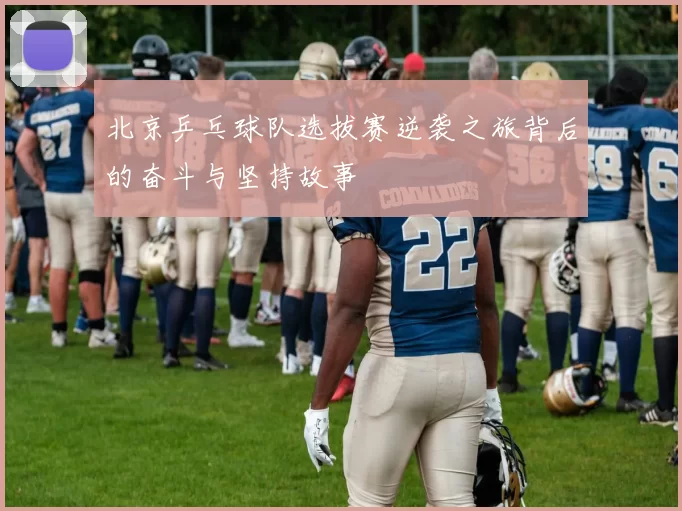 北京乒乓球队选拔赛逆袭之旅背后的奋斗与坚持故事